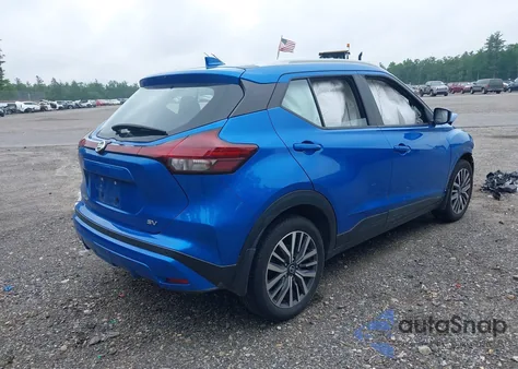 2021 Nissan Kicks Sv Xtronic Cvt z USA, uszkodzony, nr VIN 3N1CP5CV6ML528988
